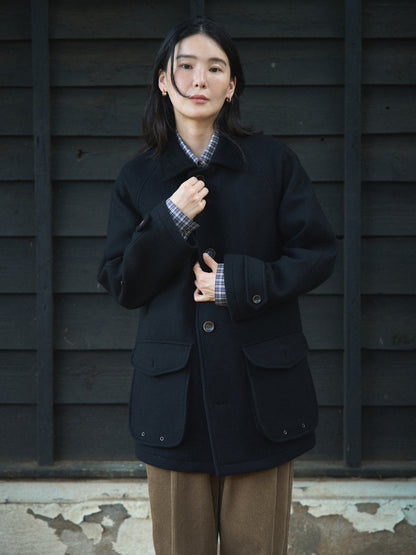 VERMONT HALF COAT [ Rich Black ]