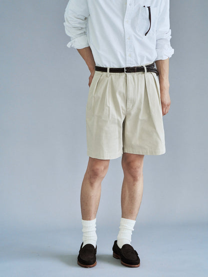 EASY FIT SHORTS [ Light Beige ]