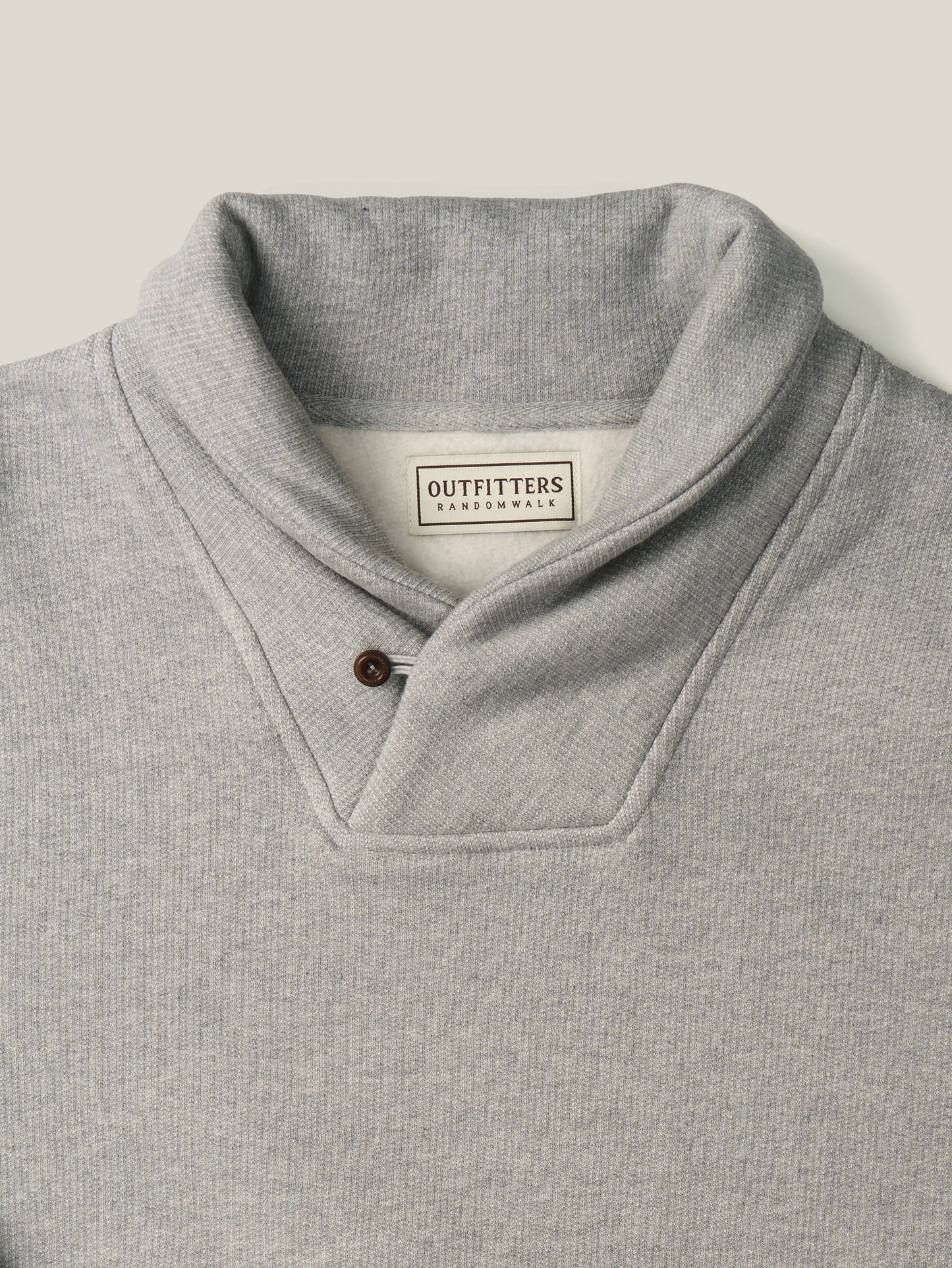 SHAWL COLLAR SWEATSHIRT [ Gray Melange ] 1st Reorder