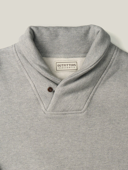 SHAWL COLLAR SWEATSHIRT [ Gray Melange ] 1st Reorder