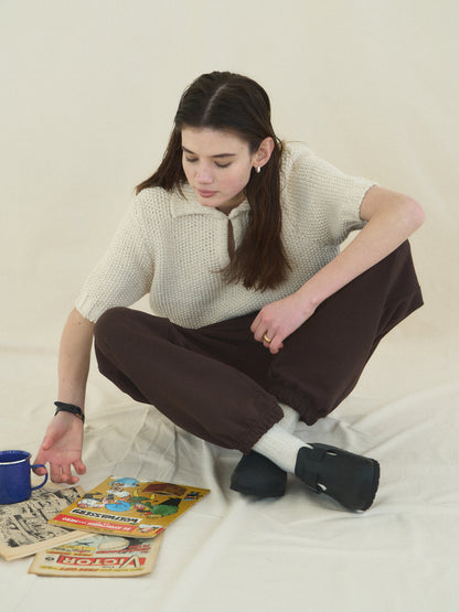 ALL DAY SWEATPANTS [ Chocolate Brown ]