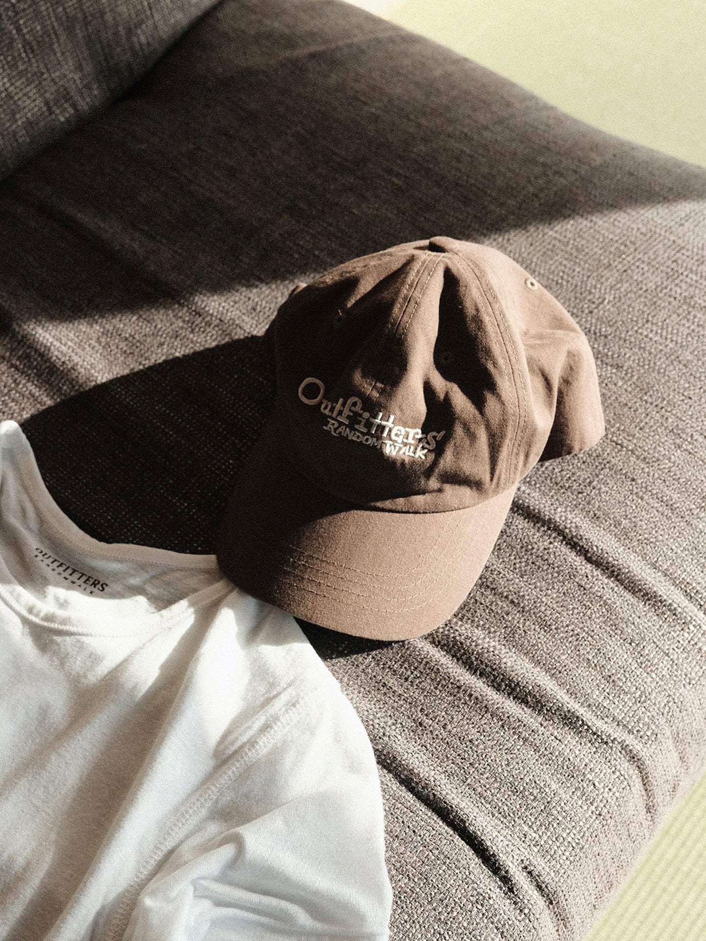 OUTFITTERS WASHED COTTON CAP [ Walnut Brown ]