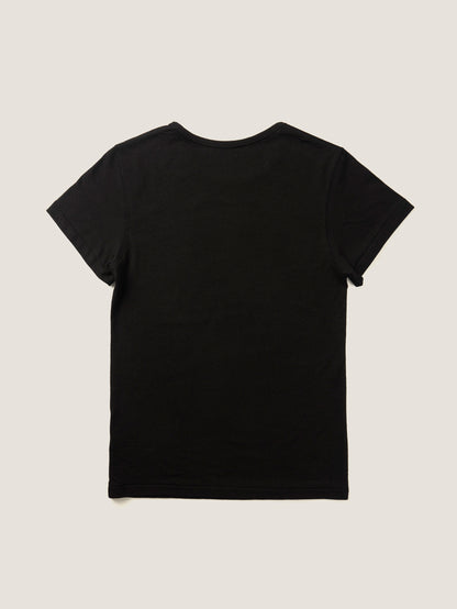 ALWAYS CREW NECK T-SHIRT [ Black ]