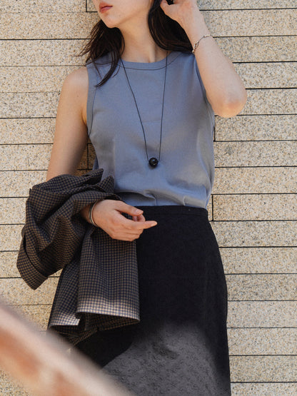 (-30%) AIÒLA LONG SKIRT [ Black ]