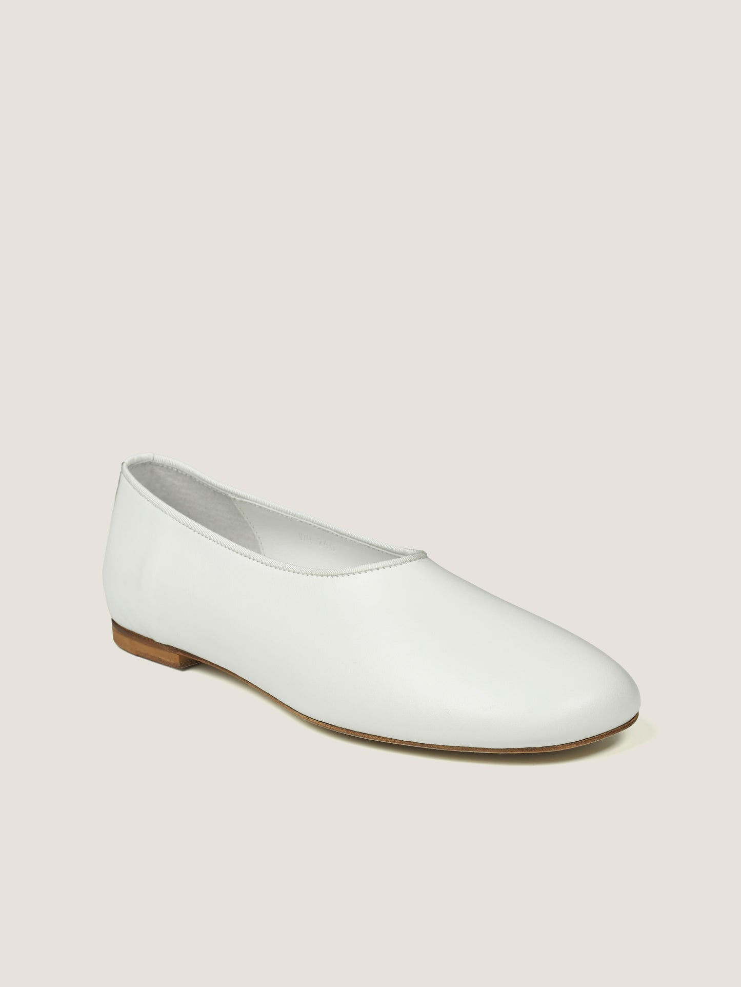 GRACE OPERA FLATS [ Clean White ] Italian Leather