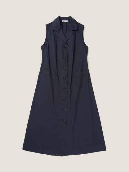 IRIS CHORE DRESS [ Navy ]
