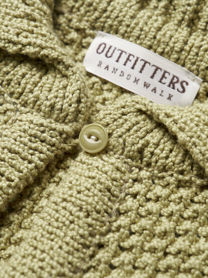 LOW GAUGE SKIPPER SWEATER [ Basil Green ]