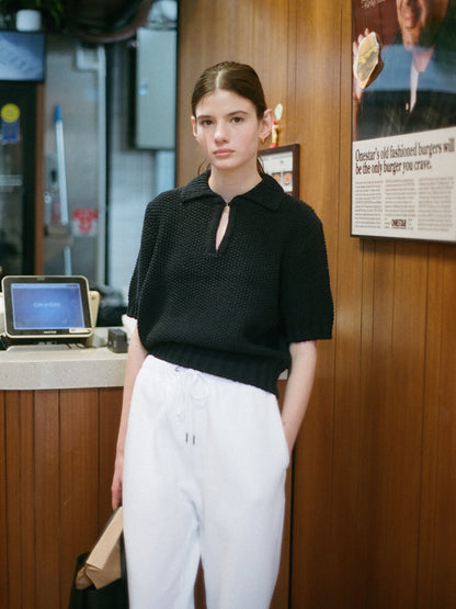 (-30%) LOW GAUGE SKIPPER SWEATER [ Classic Navy ]