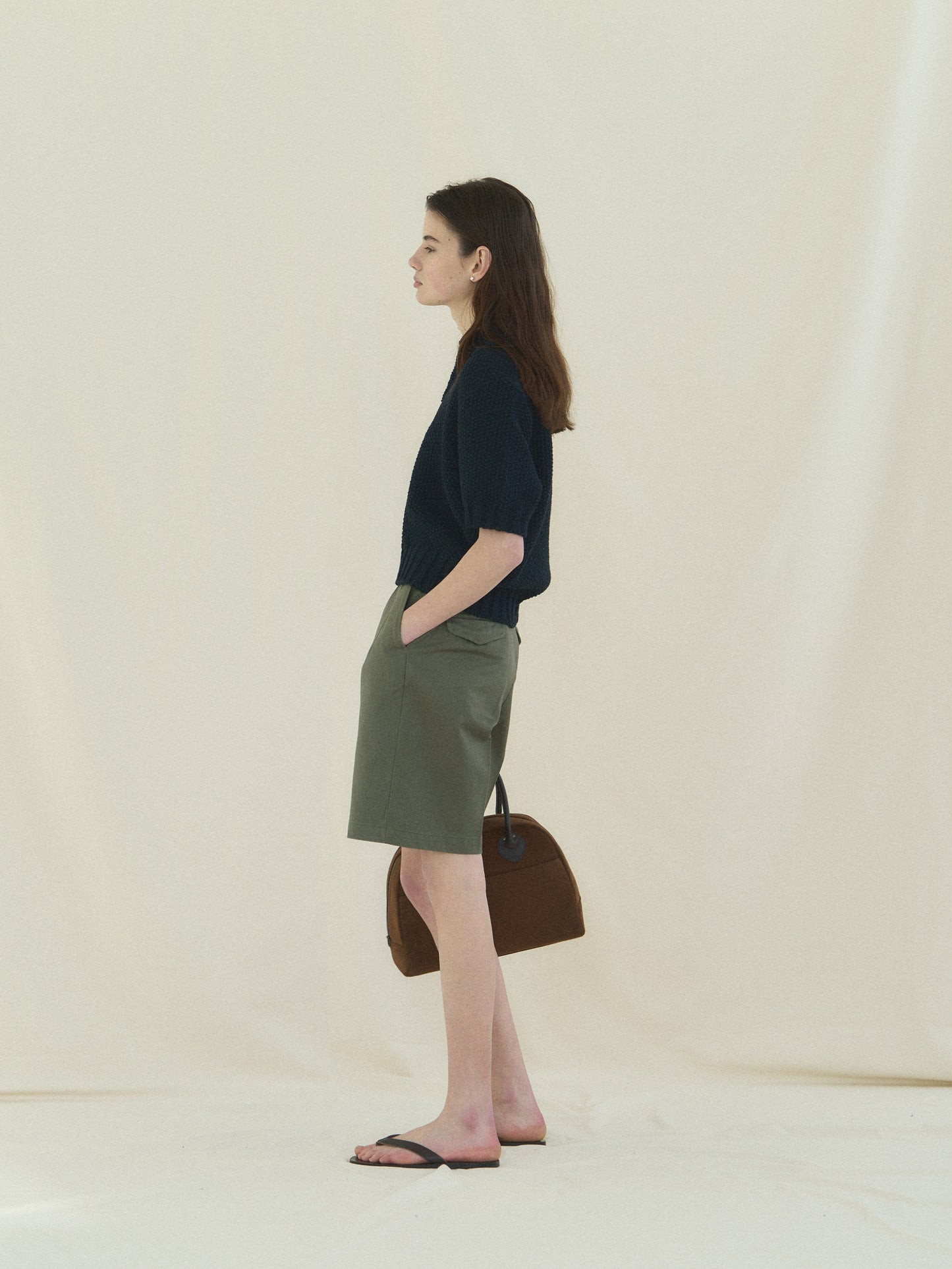 (-30%) LOW GAUGE SKIPPER SWEATER [ Classic Navy ]