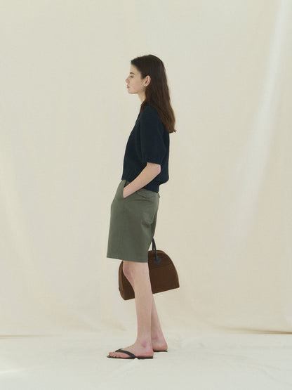 (-30%) LOW GAUGE SKIPPER SWEATER [ Classic Navy ]