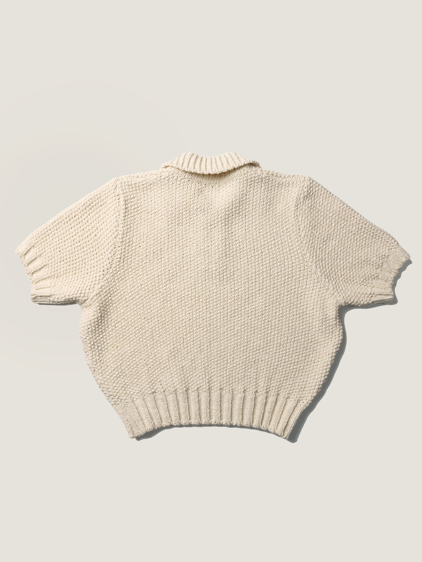 LOW GAUGE SKIPPER SWEATER [ Neutral Cream ]