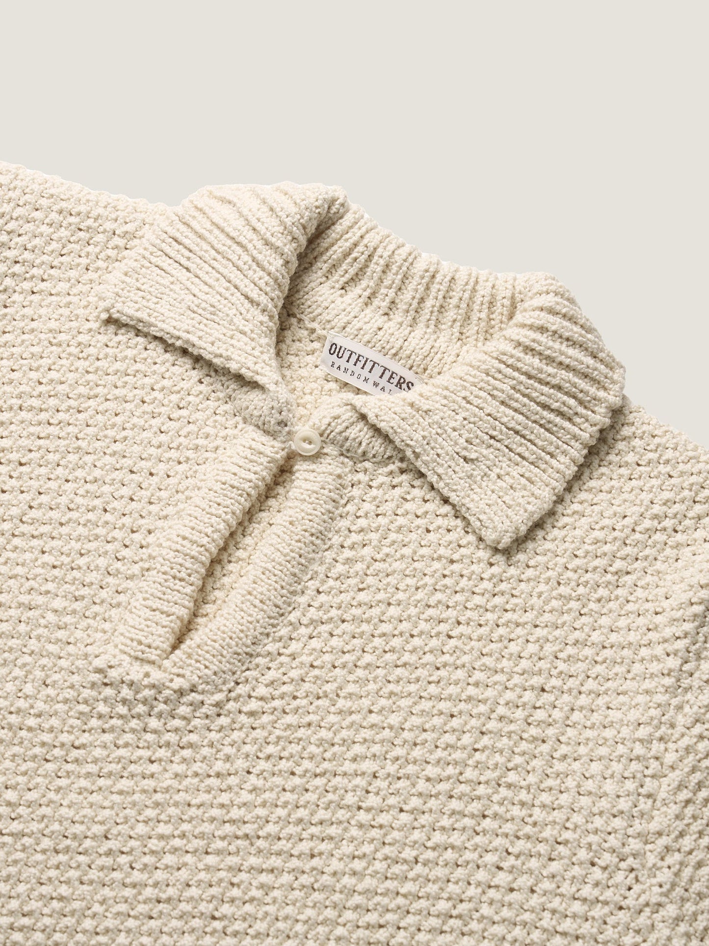 LOW GAUGE SKIPPER SWEATER [ Neutral Cream ]