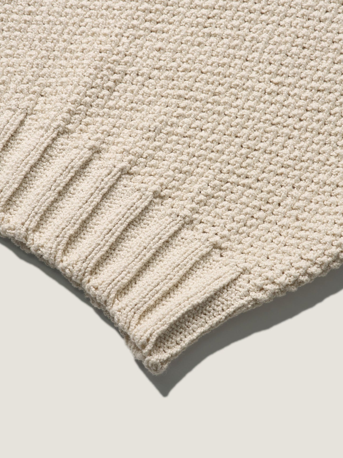 LOW GAUGE SKIPPER SWEATER [ Neutral Cream ]