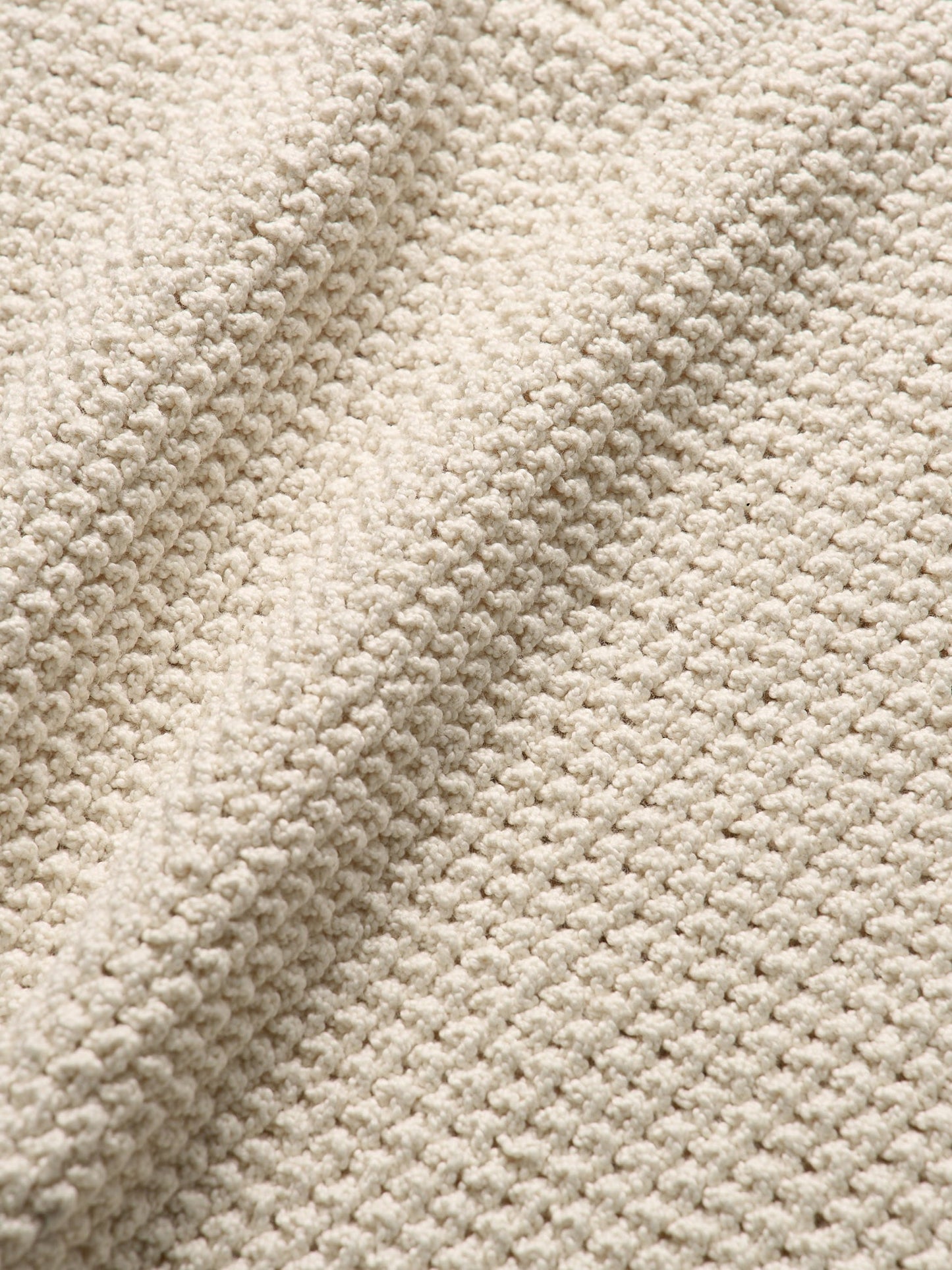 LOW GAUGE SKIPPER SWEATER [ Neutral Cream ]