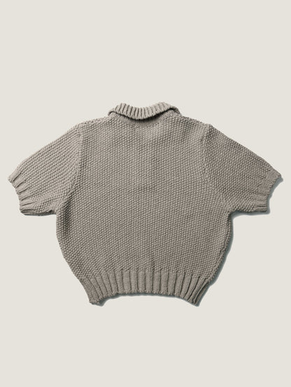 (-30%) LOW GAUGE SKIPPER SWEATER [ Pure Gray ]