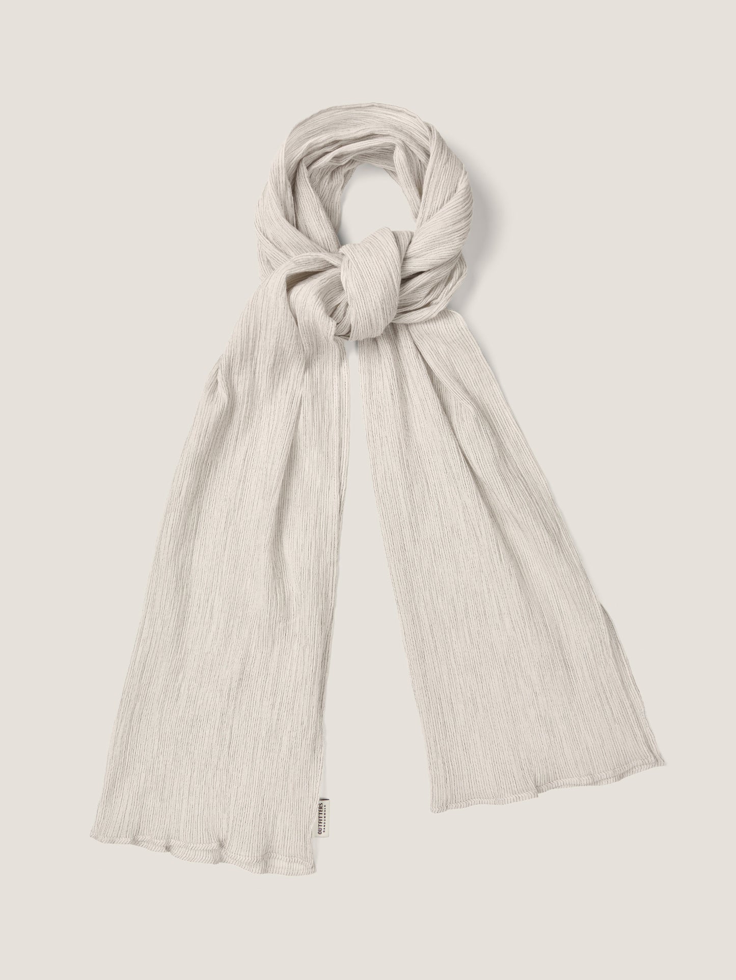 MIST STRIPE SCARF [ Off White ]