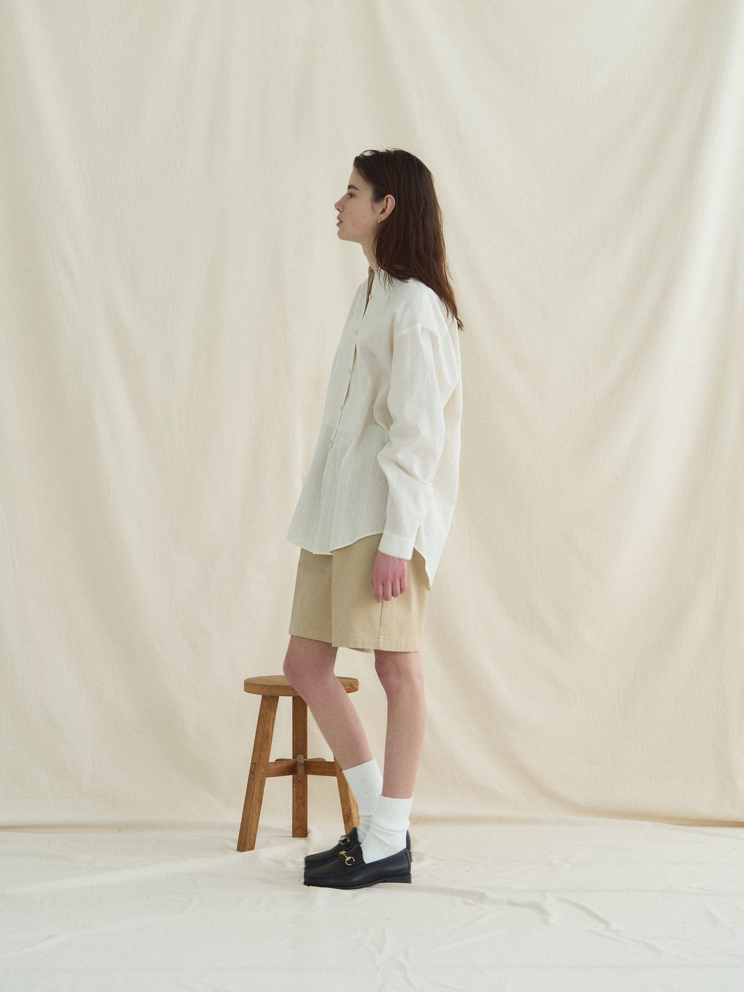 (-30%) BREAKFAST LONG SHIRT [ Antique Ivory ]