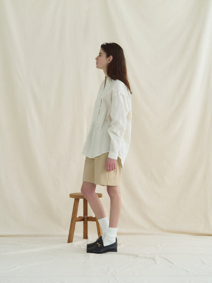 (-30%) BREAKFAST LONG SHIRT [ Antique Ivory ]