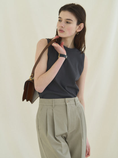 REFINED CLASSIC CHINO PANTS [ Utterly Beige ]