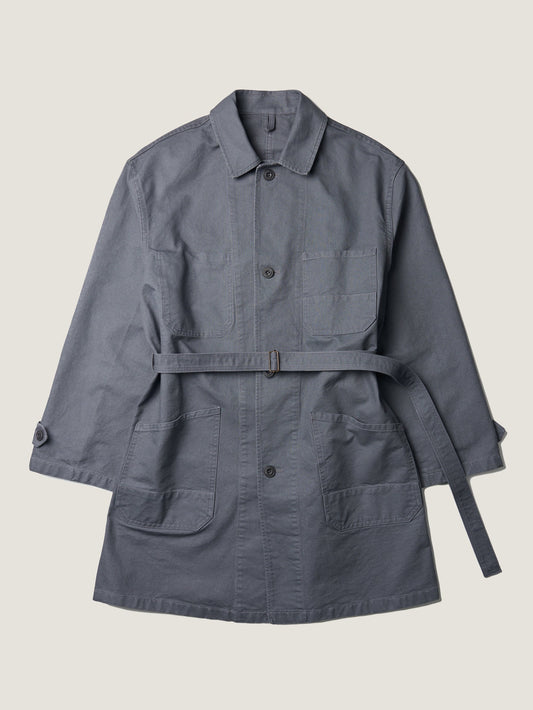 (-30%) ATELIER LONG JACKET [ Smokey Blue ]