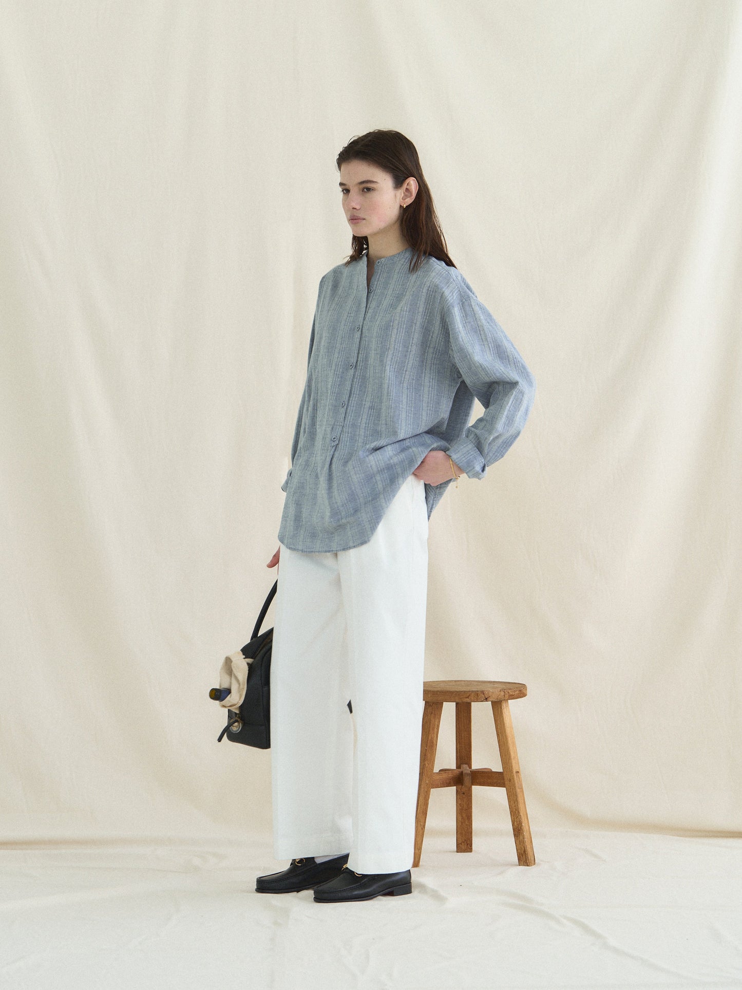 (-30%) BREAKFAST LONG SHIRT [ Denim Blue ]