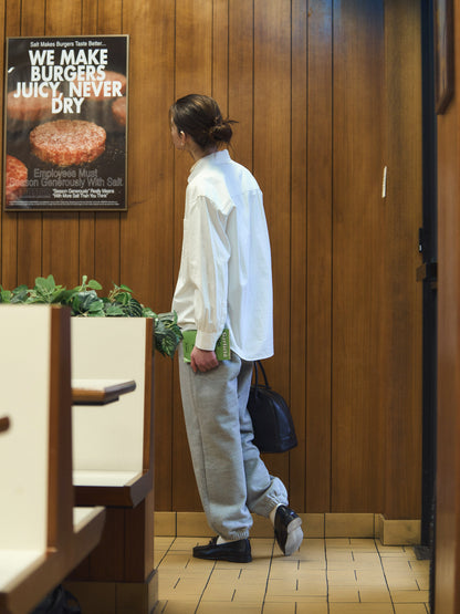 2 POCKET BUTTON DOWN SHIRT [ White Cotton ]