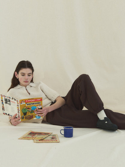 ALL DAY SWEATPANTS [ Chocolate Brown ]