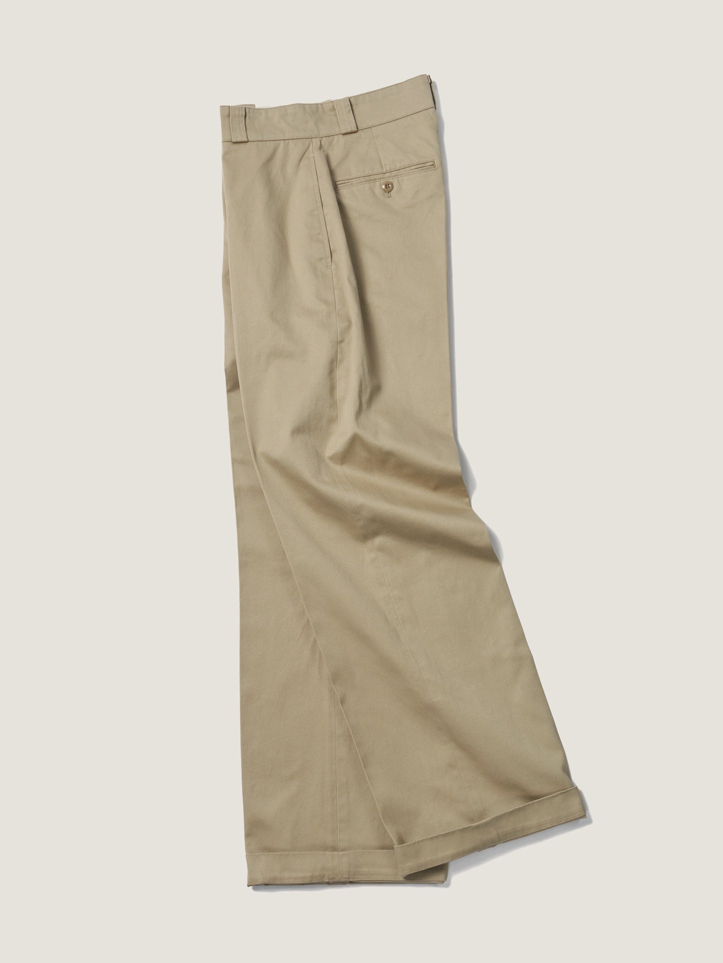 REFINED CLASSIC CHINO PANTS [ Utterly Beige ]