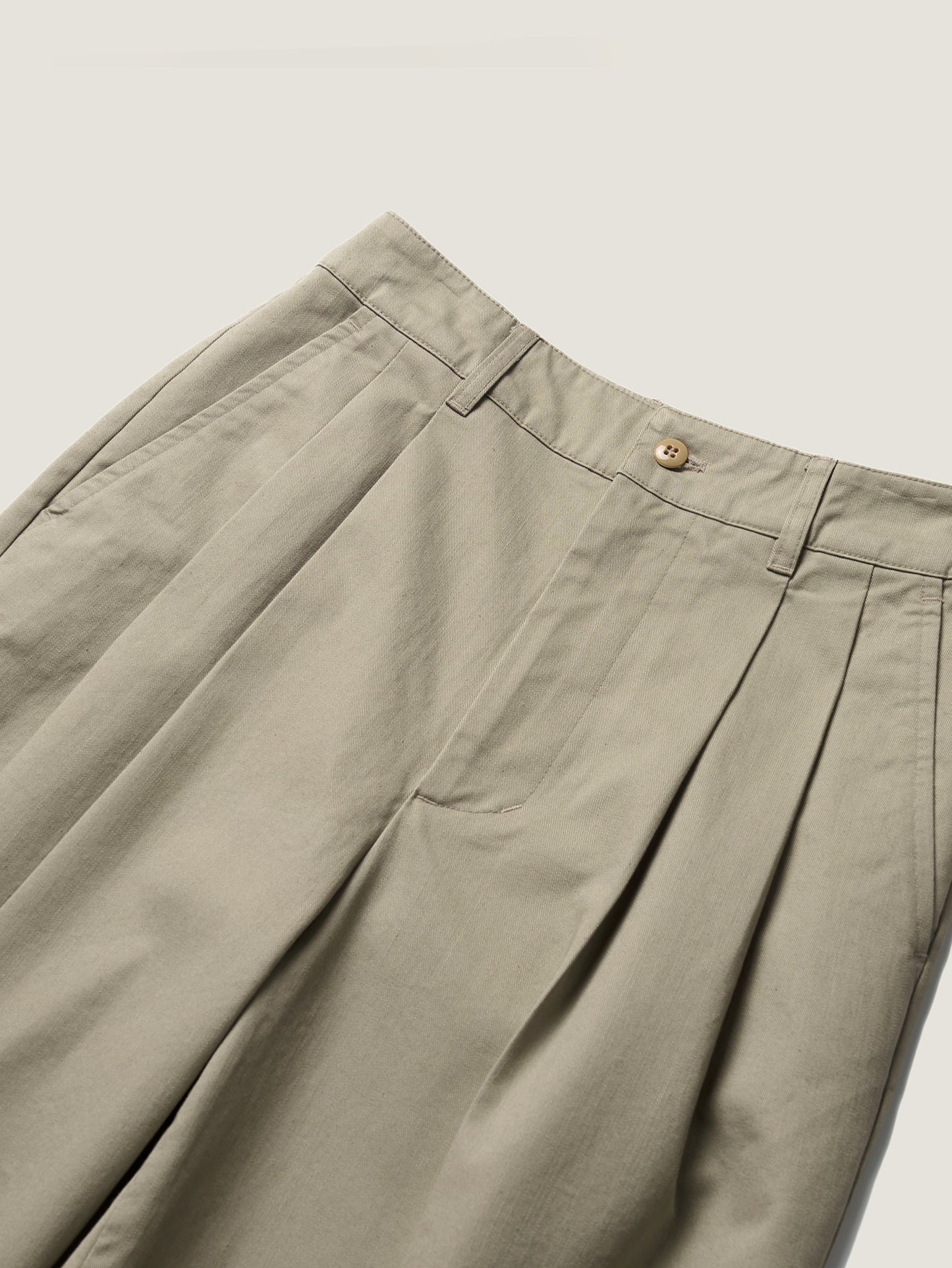 REFINED CLASSIC CHINO PANTS [ Utterly Beige ]