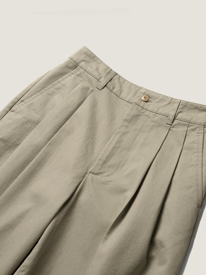 REFINED CLASSIC CHINO PANTS [ Utterly Beige ]