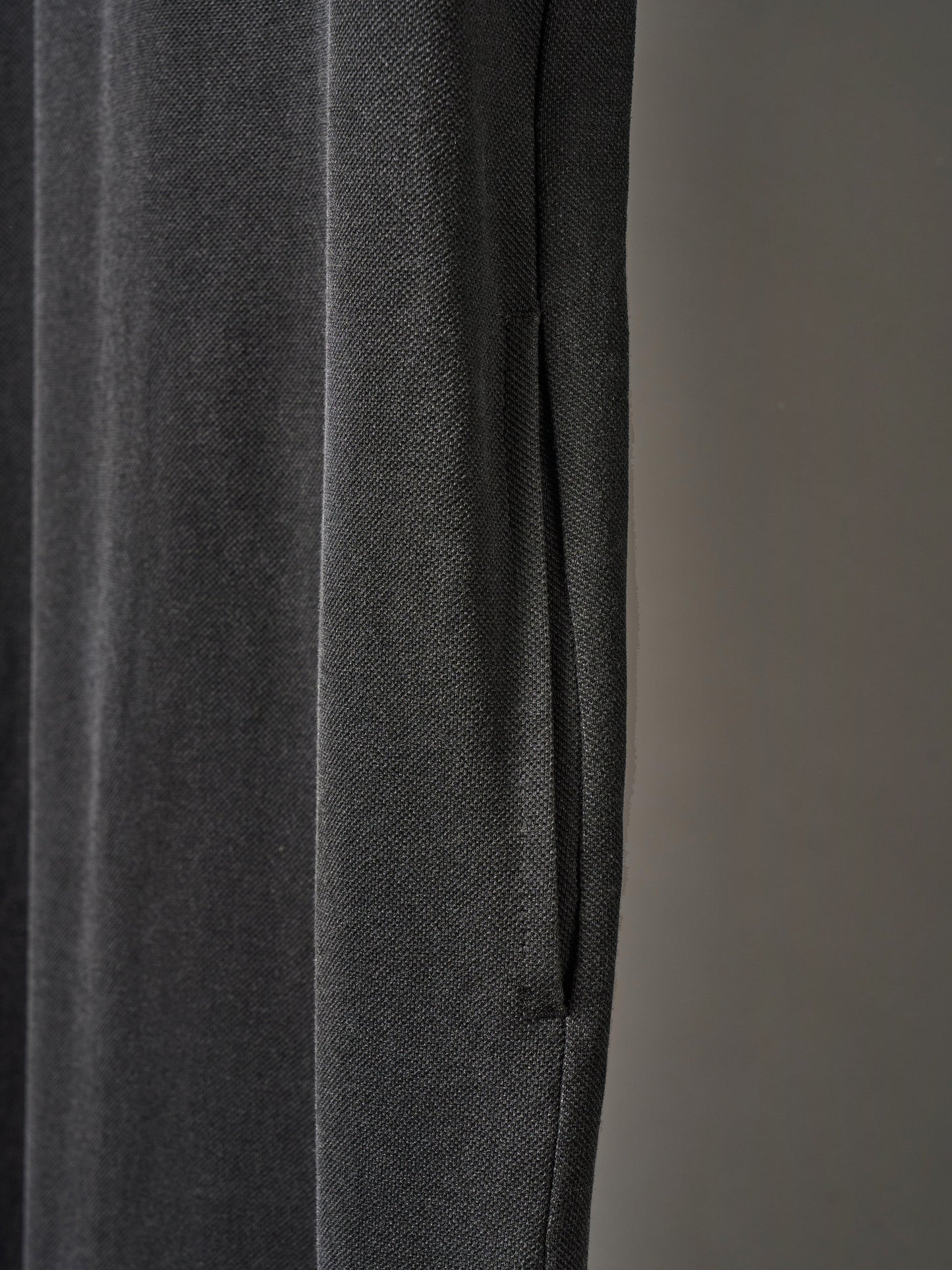 (-30%) COURT PIQUE COTTON DRESS [ Charcoal Grey ]