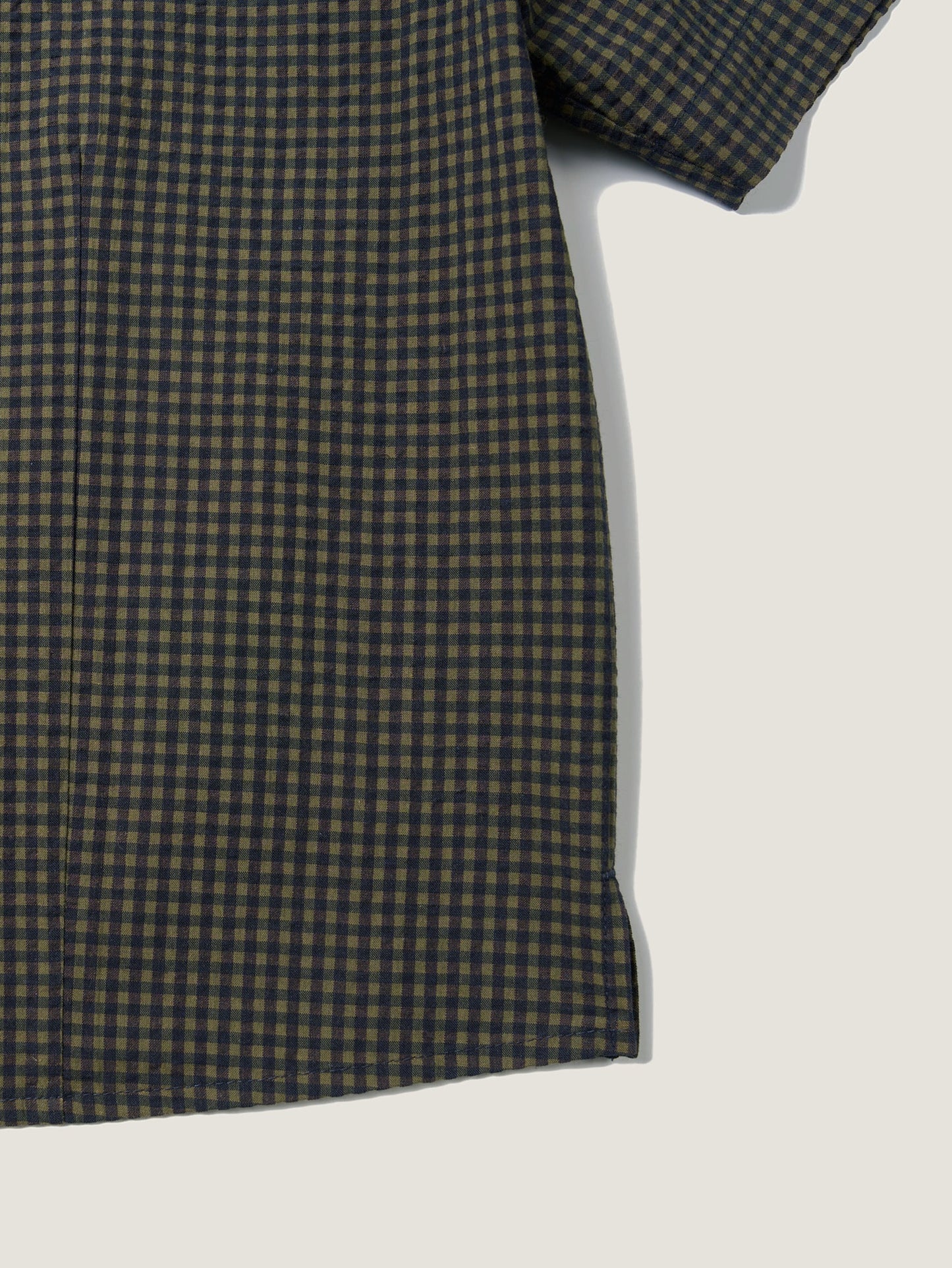 (-30%) ARIZONA CHECK SHIRT [ Olive Navy ] Organic Cotton