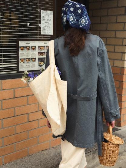 (-30%) ATELIER LONG JACKET [ Smokey Blue ]