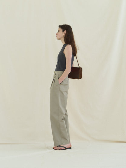 REFINED CLASSIC CHINO PANTS [ Utterly Beige ]