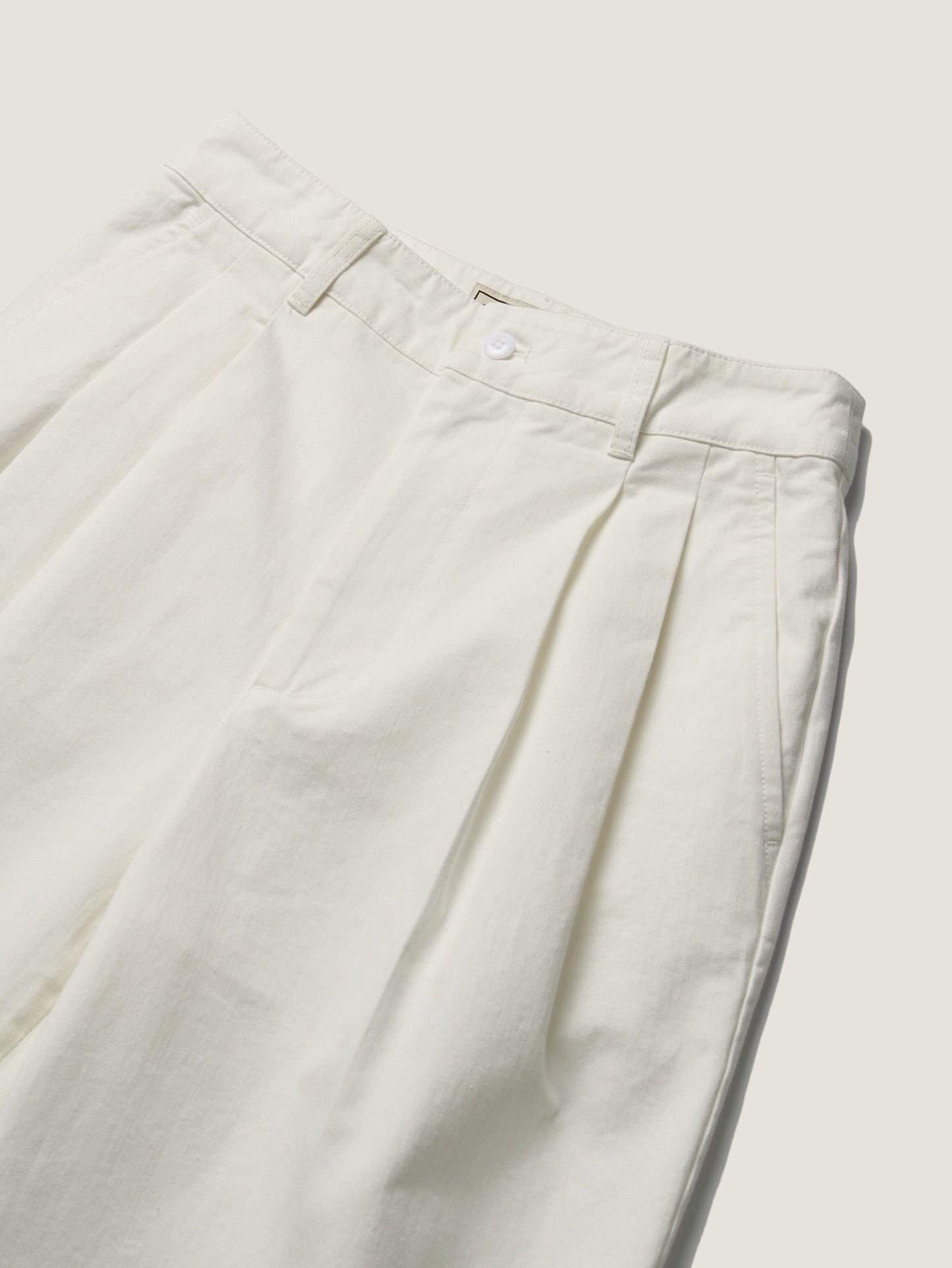 REFINED CLASSIC CHINO PANTS [ Cotton White ]