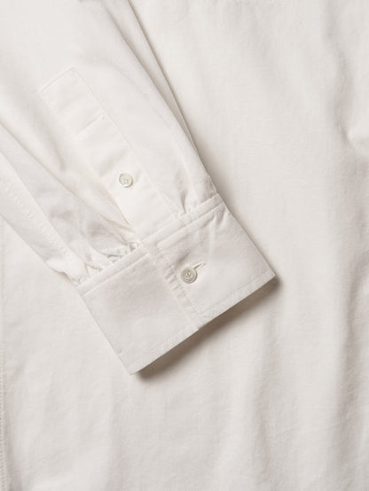 2 POCKET BUTTON DOWN SHIRT [ White Cotton ]