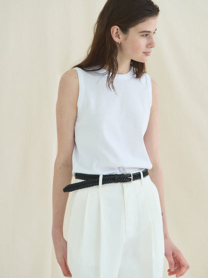 MICHELLE COTTON SLEEVELESS [ White ]