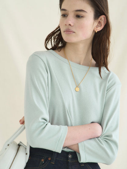 SOFTNESS 3/4 SLEEVE TEE [ Light Mint ]