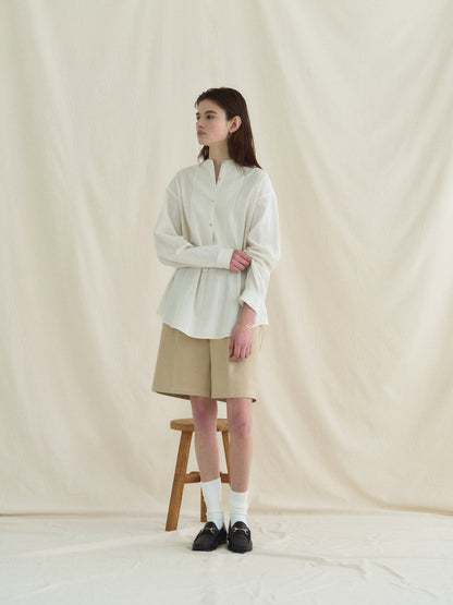 (-30%) BREAKFAST LONG SHIRT [ Antique Ivory ]