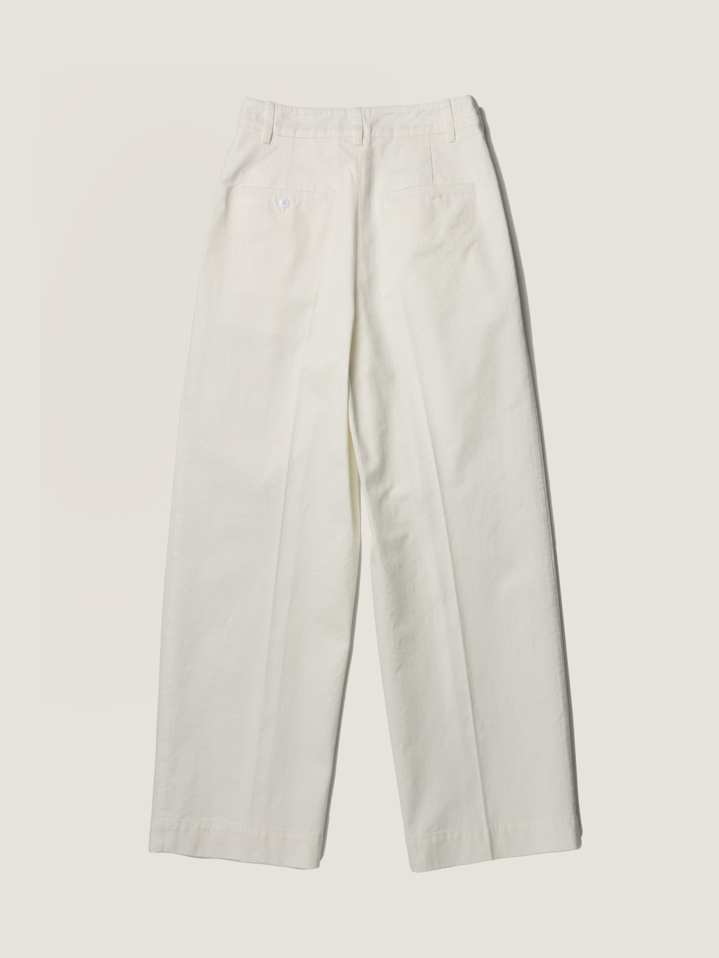REFINED CLASSIC CHINO PANTS [ Cotton White ]