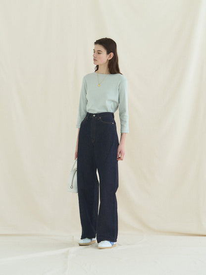 SOFTNESS 3/4 SLEEVE TEE [ Light Mint ]