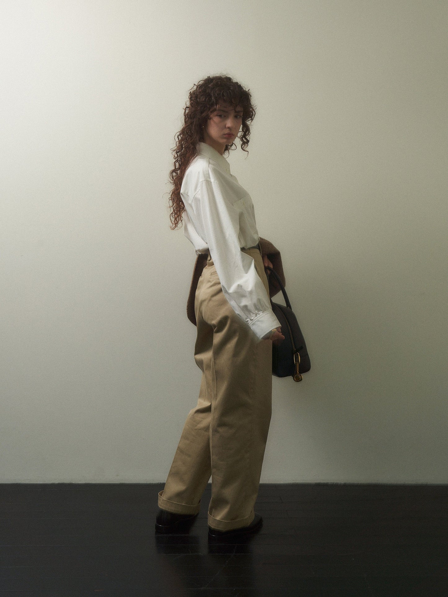 2 POCKET BUTTON DOWN SHIRT [ White Cotton ]