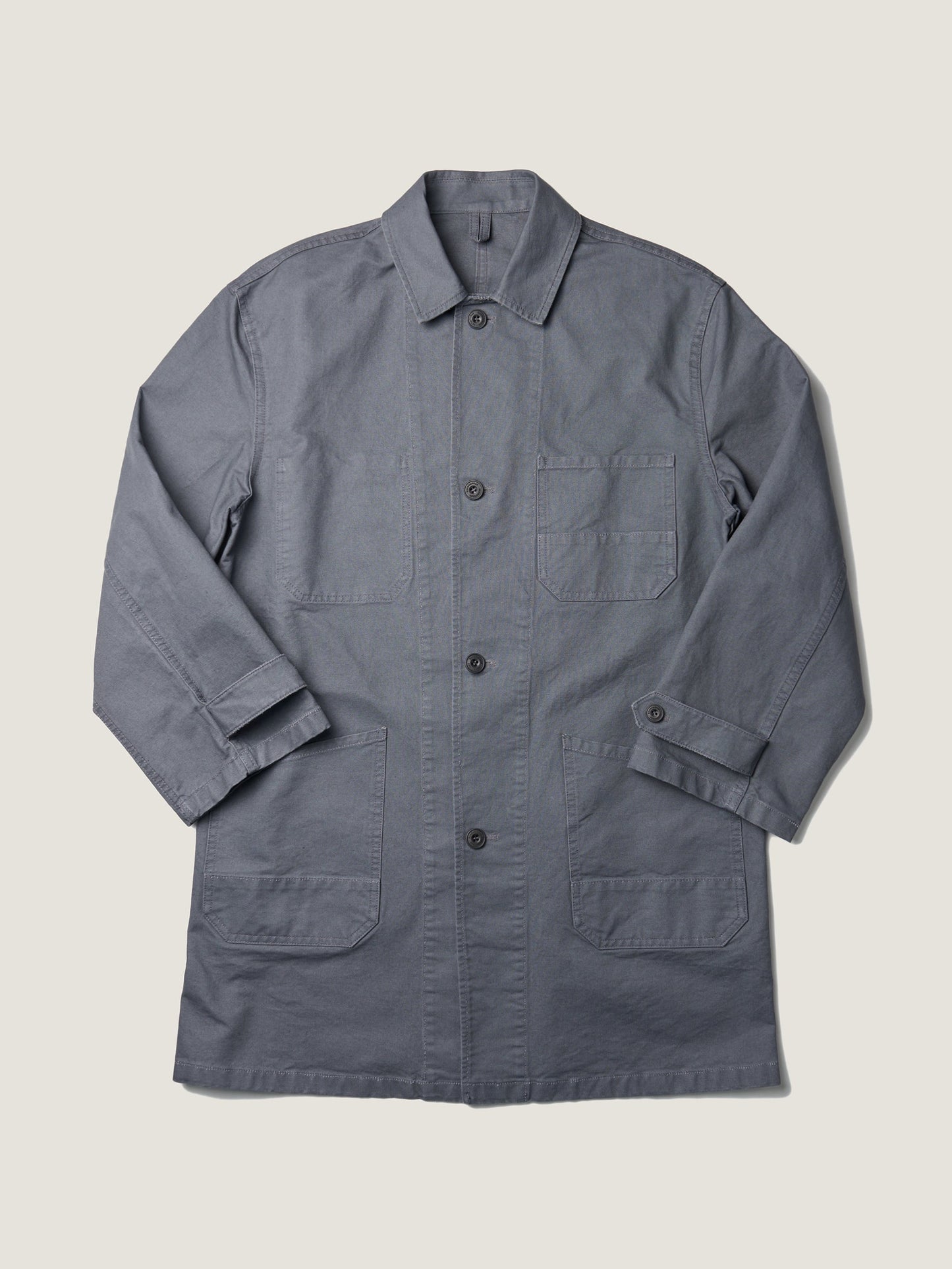 (-30%) ATELIER LONG JACKET [ Smokey Blue ]