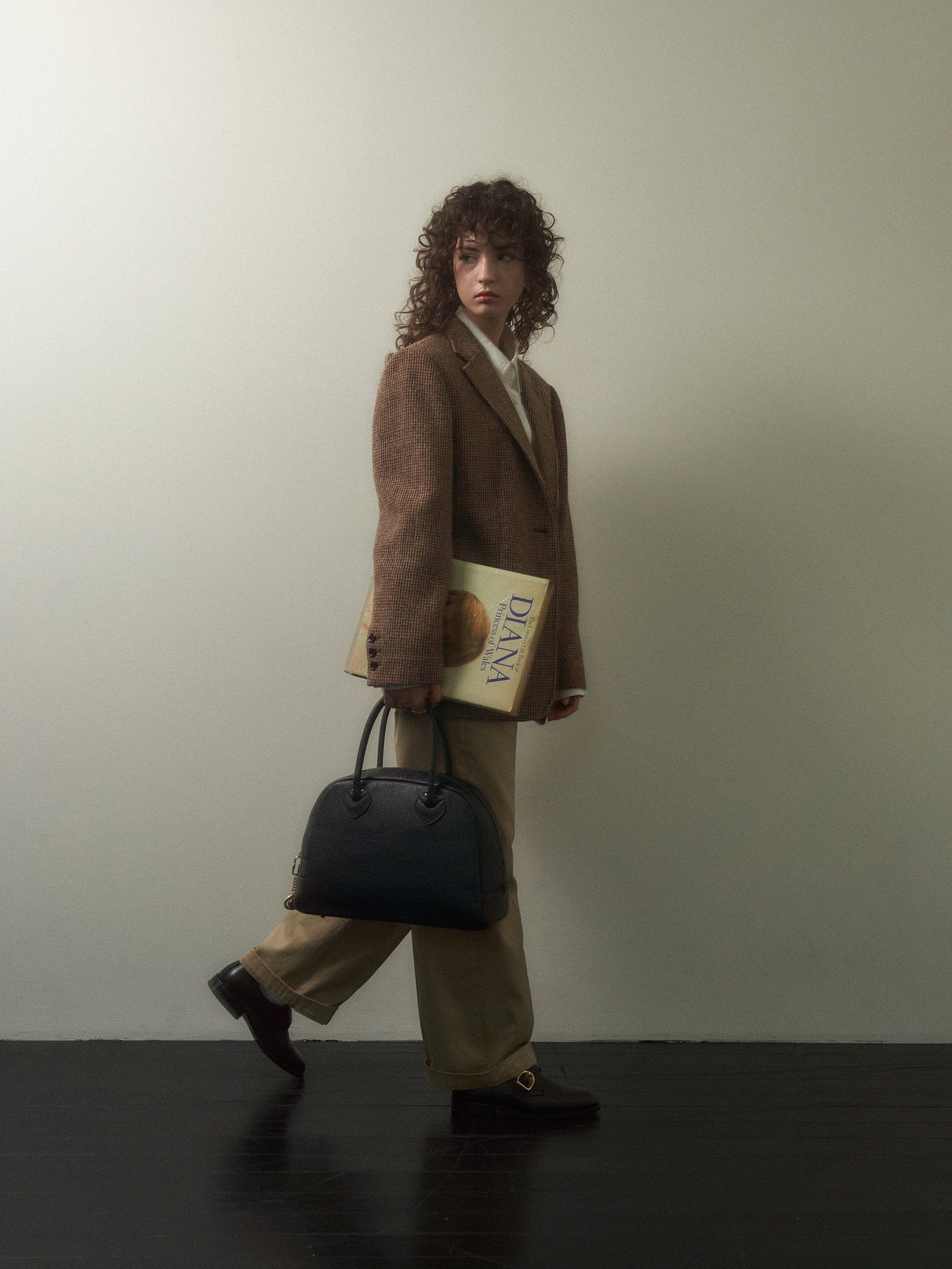 (-20%) DIANA TWEED BLAZER [ Country Check ]