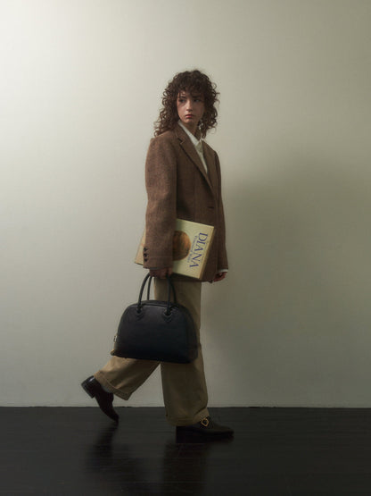 (-20%) DIANA TWEED BLAZER [ Country Check ]