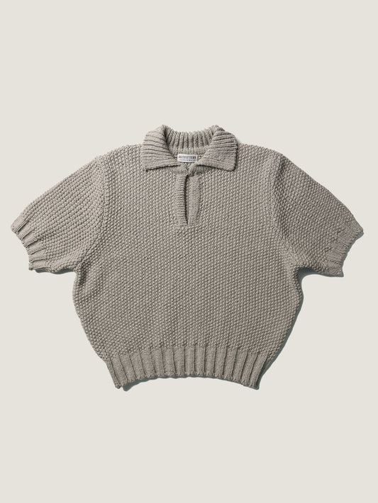 (-30%) LOW GAUGE SKIPPER SWEATER [ Pure Gray ]