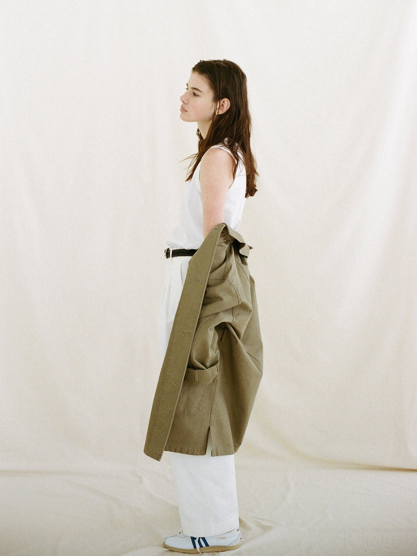 MICHELLE COTTON SLEEVELESS [ White ]